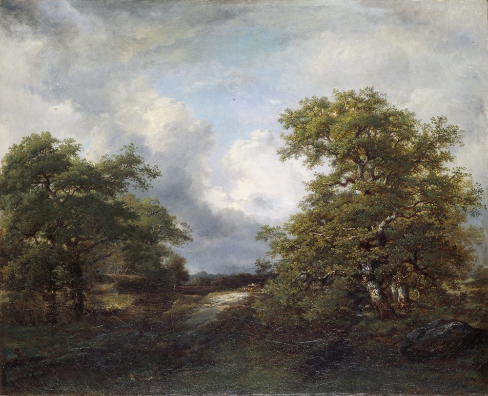 Jules André Environs d'Argenton-sur-Creuse 1868, huile sur toile 82 x 100 cm Musée de Guéret © Claude-Olivier Darré