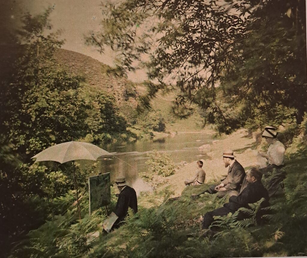 Antonin Personnaz Armand Guillaumin peignant "Baigneurs à Crozant" vers 1907-1909 Coll. Société Française de Photographie