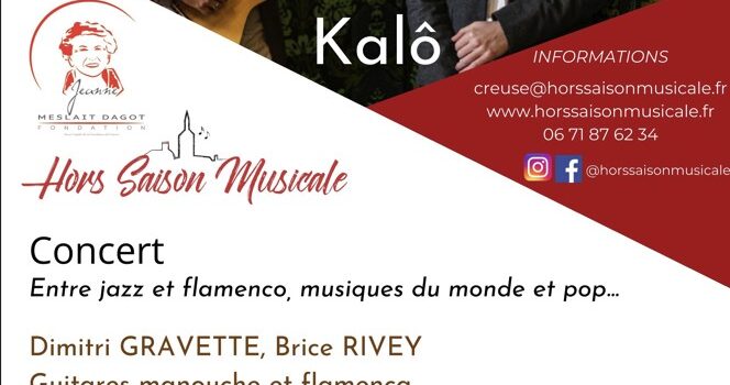 Concert “HORS SAISON MUSICALE”.