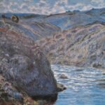 Claude Monet - Ravin de la Creuse au déclin du jour