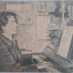 Gisèle Dolumier - Maurice Rollinat au piano